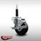 Service Caster 3.5'' SS Phenolic Swivel 3/4'' Expanding Stem Caster with Brake SCC-SSEX20S3514-PHS-TLB-34 - alternate 4